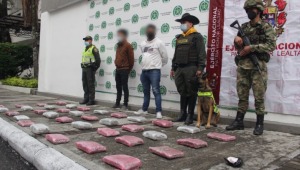 Policía incautó 38 kilos de marihuana en bus intermunicipal en Ibagué 