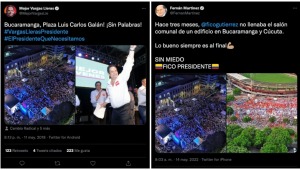 Con foto de Vargas Lleras del 2018, seguidores de Federico Gutiérrez declararon el éxito de un evento en Bucaramanga