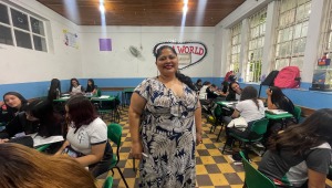 Erica Rodríguez, la profe que ha trabajado por 11 años en el Liceo Nacional