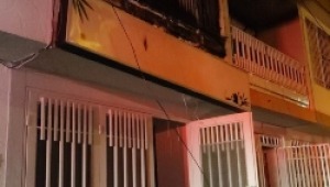 Veladora encendida provocó incendio en vivienda del barrio Parrales