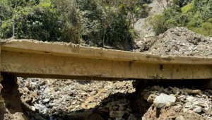 En Tapias piden el arreglo de dos puentes en la ruta al volcán Machín 