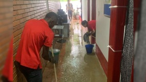 Aguacero inundó el hospital de Rioblanco: computadores y documentación valiosa quedaron bajo el agua   