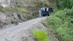 Preocupación por el mal estado de las vías de evacuación del volcán Cerro Machín 