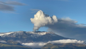 Reportan incremento de la actividad sísmica del Volcán Nevado del Ruiz