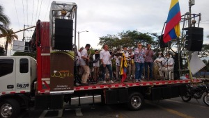 Empresarios locales realizaron concierto durante manifestación de la calle 60 con Quinta 