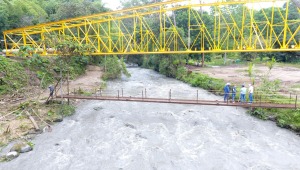 Culminaron instalación del viaducto más importante del Acueducto Complementario en Ibagué 