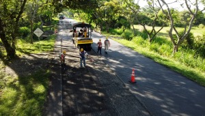 Obras de rehabilitación en la vía Cambao - Manizales van en un 43% de ejecución 