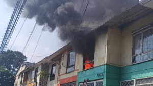 Reportan incendio en la urbanización Aguamarina de Ibagué