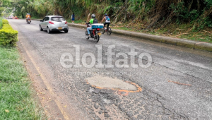 Ciclistas crearon una campaña para tapar los huecos de las calles de Ibagué 